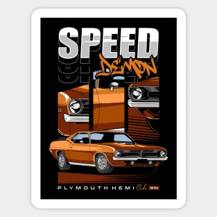 Retro 1970 Hemi Cuda Sticker